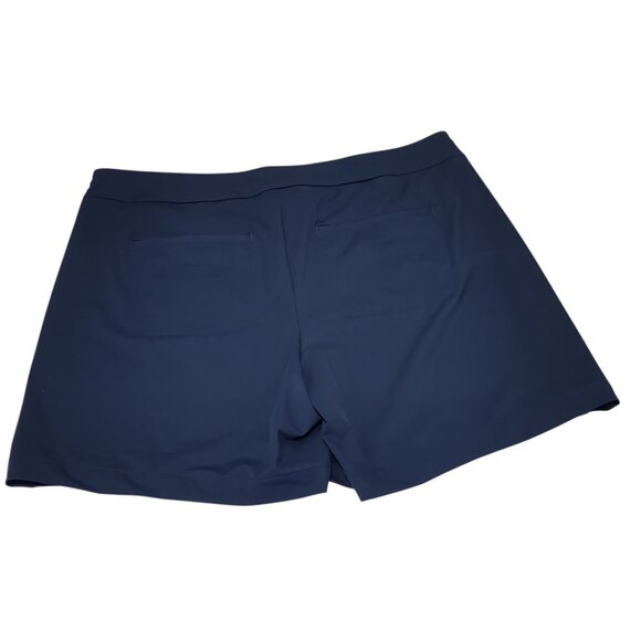 Spanx Sunshine 6" Pull On Skort UPF 50+ Midnight Navy Blue Women's Size L - Picture 10 of 16